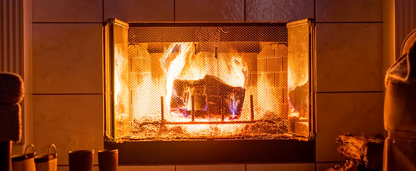 Mendota Hearth Landscape Fireplace Installation in Etobicoke, Ontario