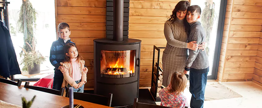 Morso Cast Iron Fireplace Insert Installation in Etobicoke, Ontario